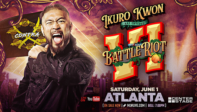 Ikuro Kwon Joins MLW Battle Riot VI - Vimarsana News