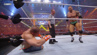 John Cena Batista WrestleMania XXVI