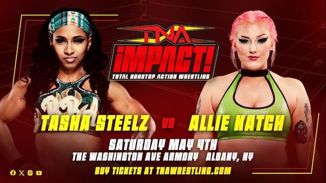 TNA Impact Tasha Steelz vs Allie Katch