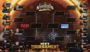 WWE King of the Ring Men's Tournament full brackets