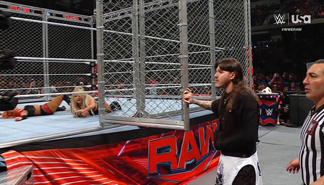 WWE Raw 5-27-24 Cage