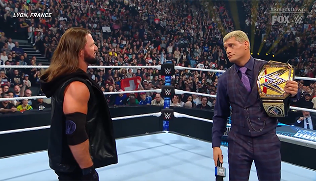 WWE Smackdown AJ Styles Cody Rhodes 5-3-24