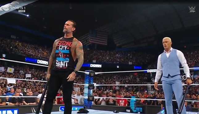 CM Punk Cody Rhodes WWE Smackdown 6-21-24