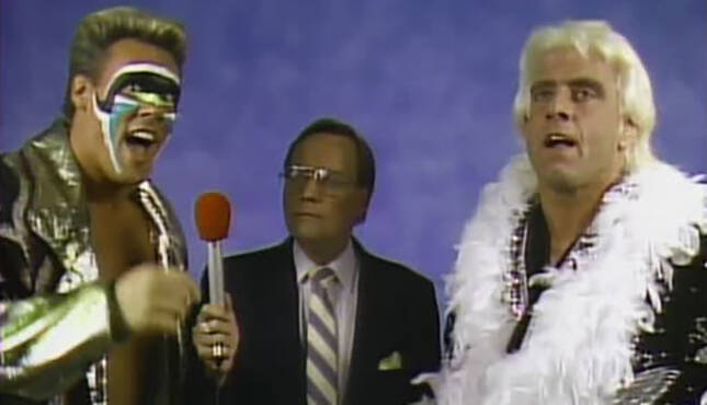NWA Clash of The Champions VIII Fall Brawl '89 Ric Flair Sting