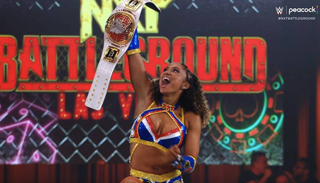 WWE NXT Battleground Kelani Jordan