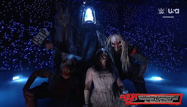 WWE Raw 6-17-24, Wyatt Sicks Sick6 Uncle Howdy's Brood