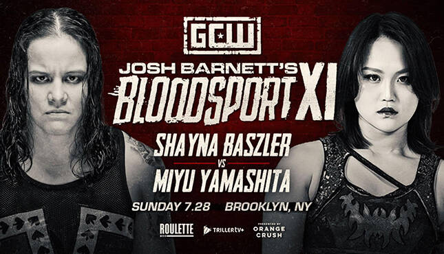 Bloodsport XI Shayna Baszler Miyu Yamashita