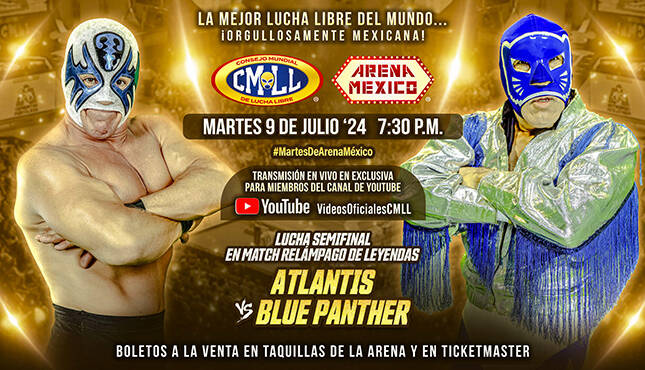 CMLL Martes de Arena Mexico 7-9-24