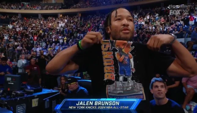 Jalen Brunson WWE Smackdown