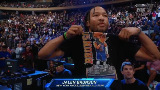 Jalen Brunson Comments on Appearing With Roman Reigns at SNME