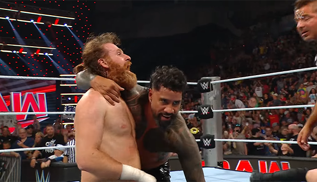 Jey Uso Sami Zayn WWE Raw 7-22-24