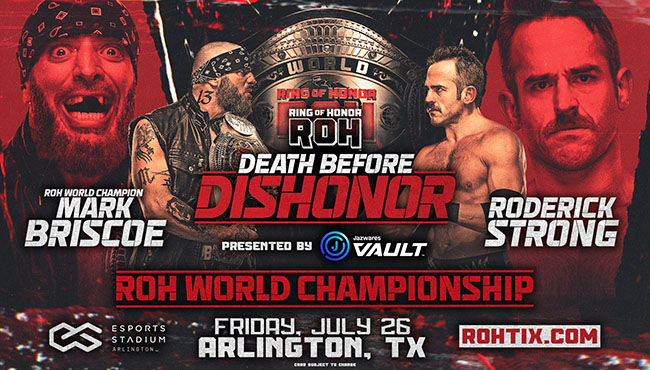 Updated ROH Death Before Dishonor Card | 411MANIA