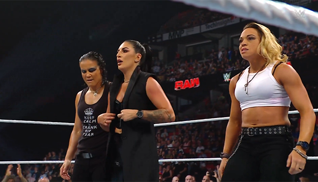 Shayna Baszler Zoey Stark Sonya Deville WWE Raw 7-8-24