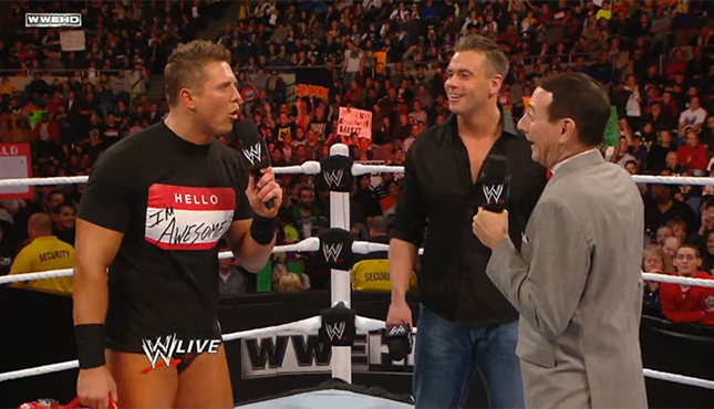 The Miz Pee-Wee Herman WWE Raw 2010