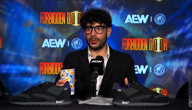 Tony Khan AEW x NJPW Forbidden Door Media Scrum