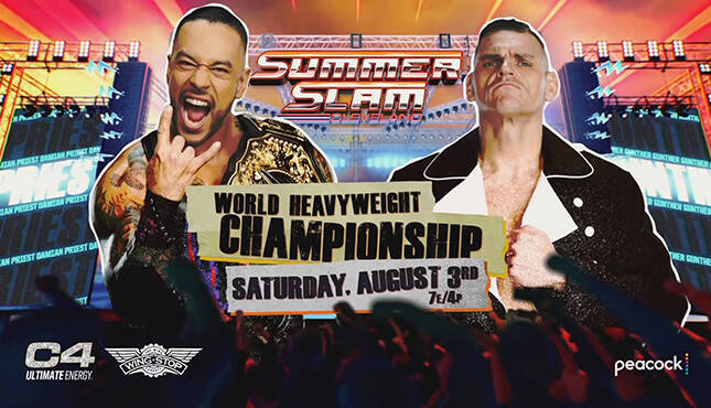 Official: World Heavyweight Title Match Set for WWE SummerSlam
