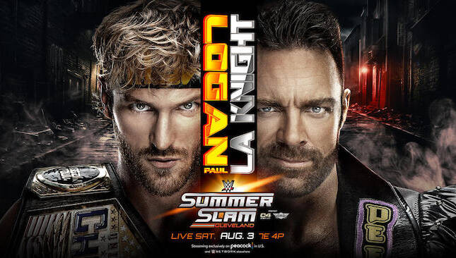 WWE SummerSlam LA Knight vs Logan Paul