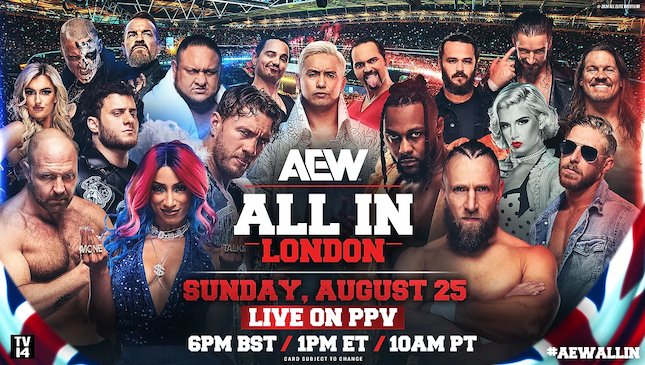 AEW All In London 2024 artwork Wembley Stadium