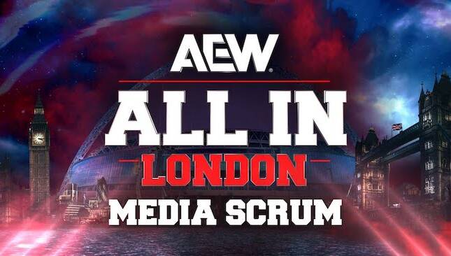 AEW All In London Media Scrum