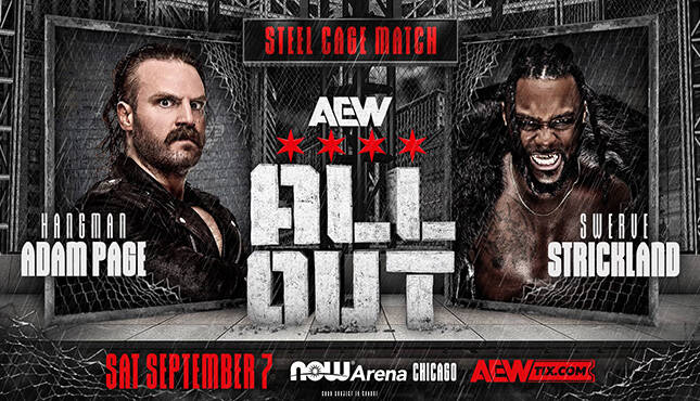 AEW All Out HP SS, Swerve Strickland vs. Hangman Page