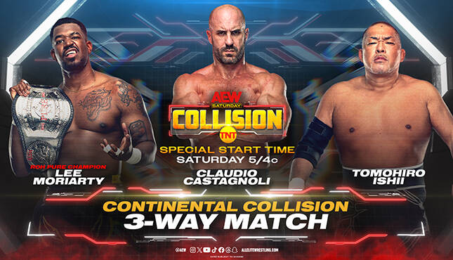 AEW Collision 3-Way 8-3-24