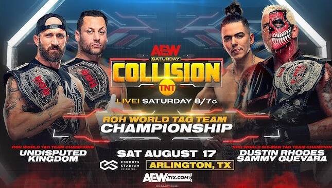 AEW Collision Dustin Rhodes Sammy Guevara