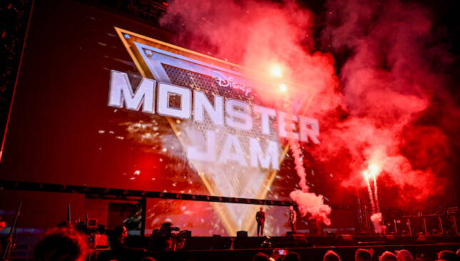 Monster Jam The Rock ALAN BERGMAN (CO-CHAIRMAN, DISNEY ENTERTAINMENT, THE WALT DISNEY COMPANY), DWAYNE JOHNSON