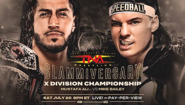 TNA Slammiversary Mustafa Ali vs Mike Bailey