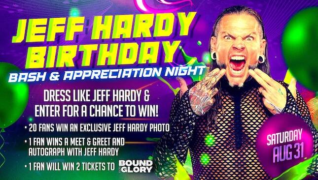 TNA Wrestling Jeff Hardy birthday celebration