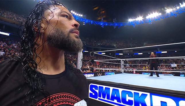 WWE Smackdown 8-9-24 Roman Reigns Solo Sikoa