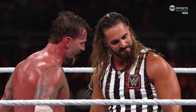 CM Punk Seth Rollins WWE Summerslam