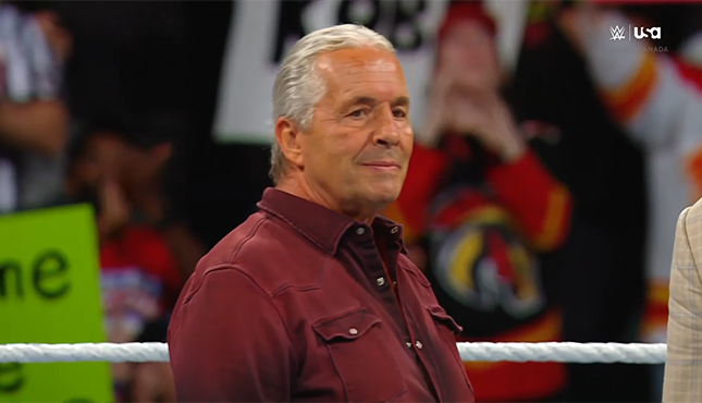 Bret Hart WWE Raw 9-9-24