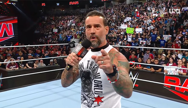 CM Punk WWE Raw 9-2-24