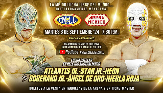 CMLL Martes Arena Mexico 9.3.24