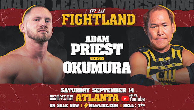 MLW Fightland Adam Priest vs. Okumura