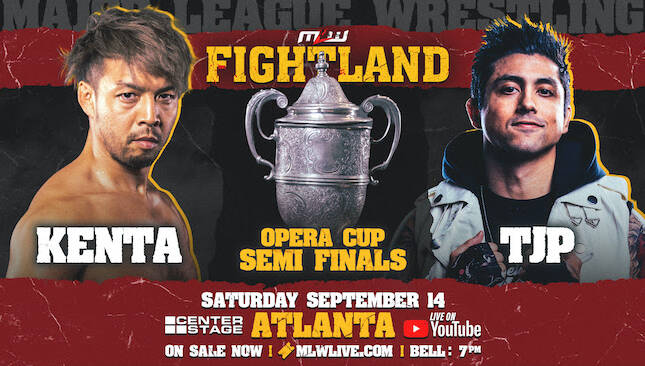 MLW Fightland KENTA vs TJP Opera Cup