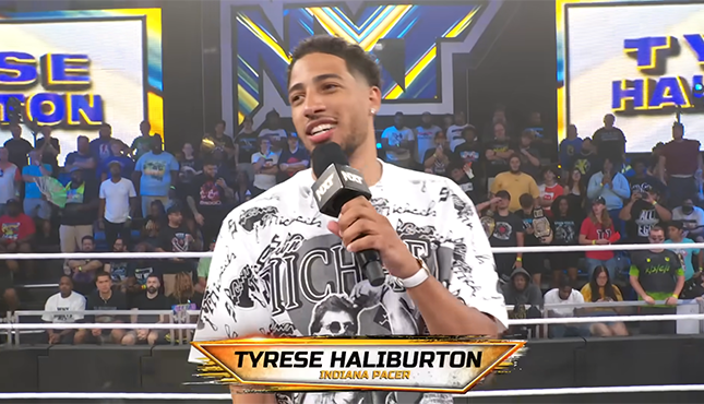 Tyrese Haliburton WWE NXT 9-17-24