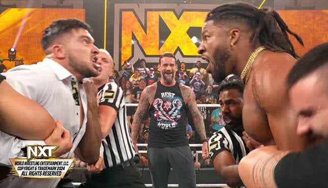 WWE NXT 9-17-24 Ethan Page Trick Williams CM Punk