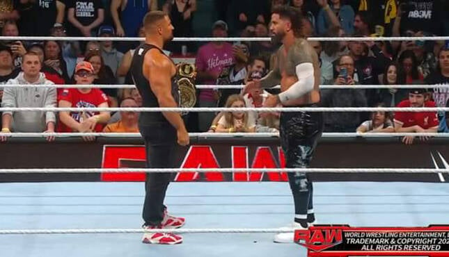 WWE Raw 9-9-24 Jey Uso Bron Breakker