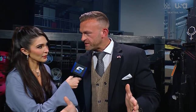 WWE Smackdown Nick Aldis Cathy Kelley