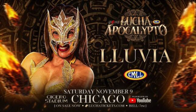 LLuvia MLW x CMLL Lucah Apocalypto