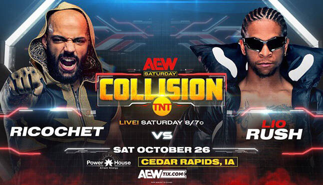 AEW Collision 10-26-24 Ricochet Lio Rush