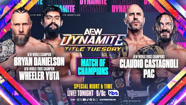 AEW Dynamite Bryan Danielson Claudio Castagnoli