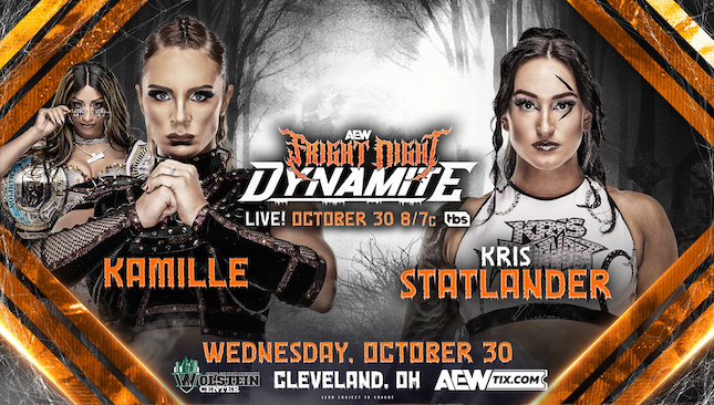 AEW Dynamite Fright Night Kamille vs Kris Statlander