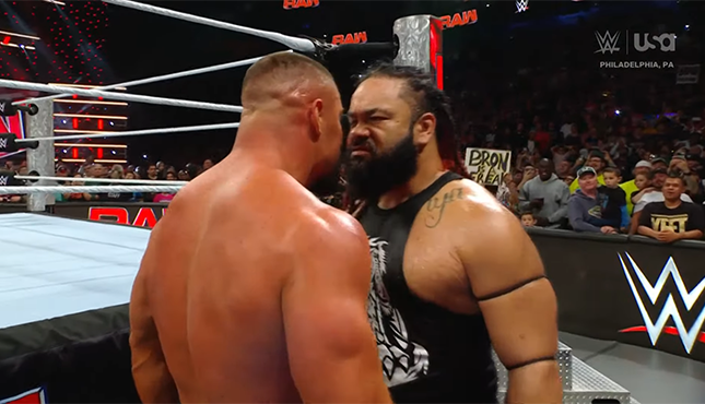 Bron Breakker Jacob Fatu WWE Raw 10-21-24