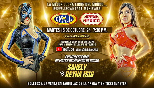 CMLL Martes de Arena Mexico 10-15-24