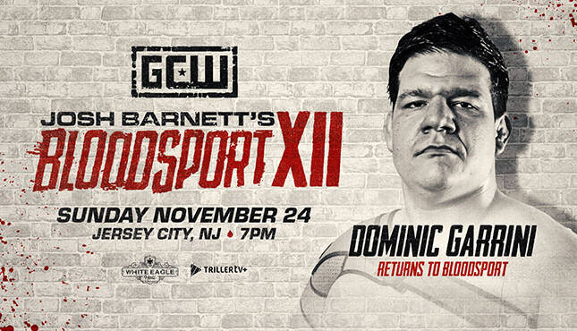 Dominic Garrini Josh Barnett's Bloodsport XII