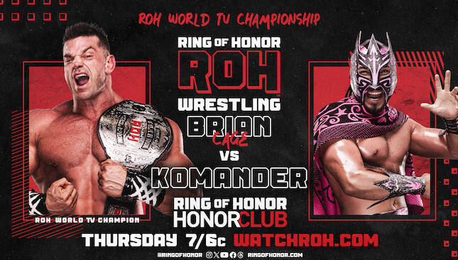 Ring of Honor ROH TV - Brian Cage vs Komander