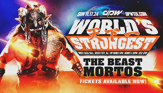 The Beast Mortos DEADLOCK Pro Wrestling World's Strongest