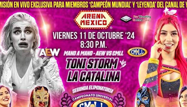 Toni Storm La Catalina CMLL Viernes Espectacular